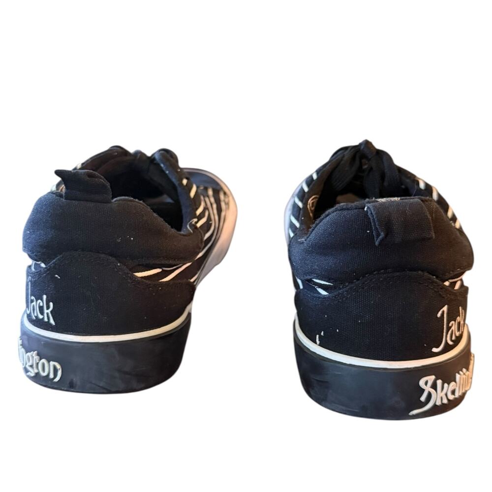 Disney Ground Up Black White Jack Skellington Sneakers Size 9 - Picture 5 of 8